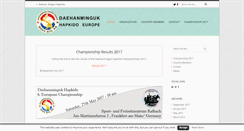 Desktop Screenshot of korea-hapkido.eu